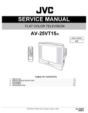 JVC AV-25VT15/r Service Manual
