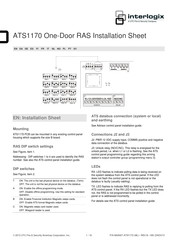 Interlogix ATS1170 Installation Sheet