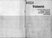 MSX CPF-360 User Manual