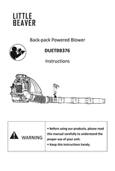 LITTLE BEAVER DUETBB376 Instructions Manual