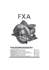FXA FXAJD3590 Instruction Manual