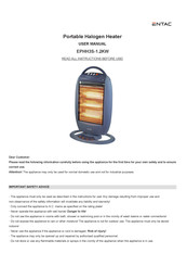 ENTAC EPHH3S-1.2KW User Manual
