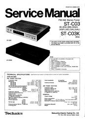 Technics ST-C03 Service Manual