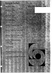 Bang & Olufsen Master Control Link 2 Service Manual