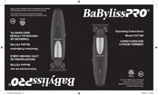 BaBylissPro FX773N Operating Instructions Manual
