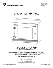 Pneumercator TMS4000 Operation Manual