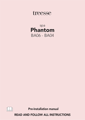 treesse Phantom BA04 Preinstallation Manual