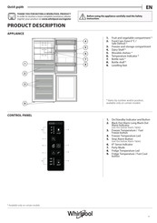 Whirlpool WB70E 973 X Quick Manual