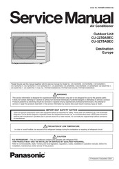 Panasonic CU-3Z75ABEC Service Manual