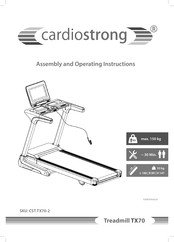 CARDIO STRONG CST-TX70-2 Assembly And Operating Instructions Manual