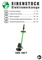 EIBENSTOCK EBS 180 F Original Instructions Manual