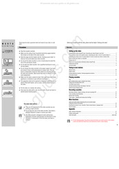 Daewoo SENCOR SVR-630 Manual