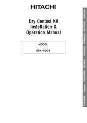 Hitachi SPX-WDC4 Installation & Operation Manual