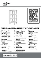 LIVARNO home STOCKHOLM 384679 2107 Assembly Instruction Manual