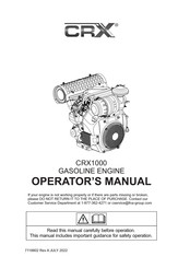 CRX CRX1000 Operator's Manual