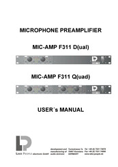 Lake People MIC-AMP F311 D User Manual