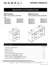 Madeli Pinnacle B460-60D-001 Series Installation Manual