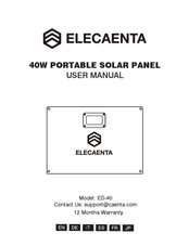 ELECAENTA ED-40 User Manual