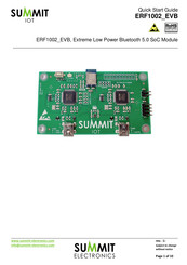 Summit ERF1002 EVB Quick Start Manual