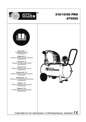 Güde 310/10/50 PRO Translation Of Original Operating Instructions