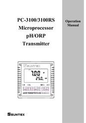 Suntex PC-3100 Operation Manual