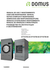 Domus DTT-45 User And Maintenance Manual