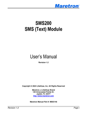 Littelfuse Maretron SMS200 User Manual