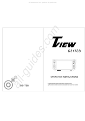 Tview D51TSB Operation Instructions Manual