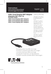Eaton TRIPP LITE U444-2H-MST4K6 Instructions