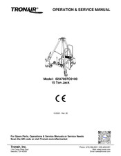 Tronair 02A7897C0100 Operation & Service Manual