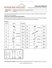 Winsome house WHIF631 Instruction Manual