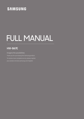 Samsung HW-B67E User Manual