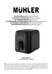 MUHLER MFX-815 Instruction Manual