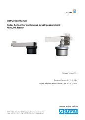 Nivus NivuLink Radar Instruction Manual