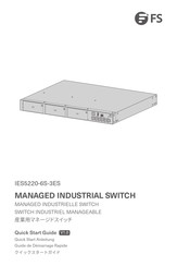 FS IES5220-6S-3ES Quick Start Manual