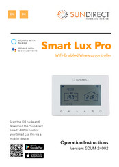 Sundirect Smart Lux Pro Operation Instructions Manual