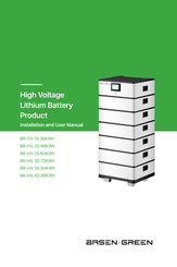 BASENGREEN BR-HV 20.48KWh Installation And User Manual