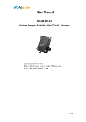 WoMaster SCB111-485-DC User Manual