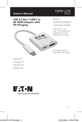 Eaton TRIPP LITE U444-06N-H4K6BC Owner's Manual