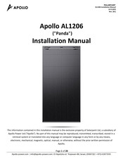 Apollo Panda Installation Manual