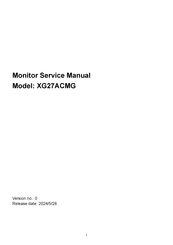 Asus XG27ACMG Service Manual