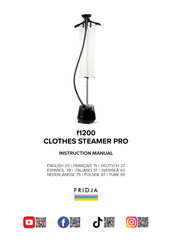 Fridja CLOTHES STEAMER PRO Instruction Manual