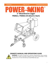 power King PK0921-EH Owners Manual And Operation Manual