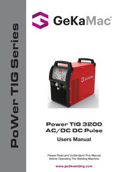GeKaMac Power TIG Series User Manual