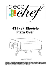 Deco Chef DGEPZ03BLK/STS Instruction Manual