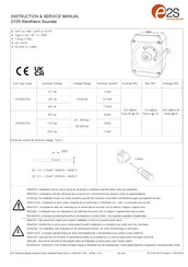E2S D105 AlertAlarm Instructions/Service Manual