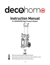 Deco Home DGPWSH100 Instruction Manual