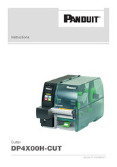 Panduit DP4X00H-CUT Instructions Manual