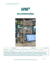 GE Grid Solutions CAPMD Installation Instructions Manual