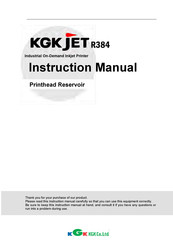 KGK JET R384 Instruction Manual